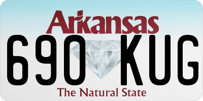 AR license plate 690KUG