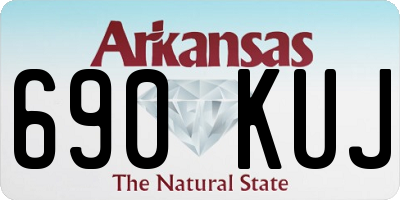 AR license plate 690KUJ