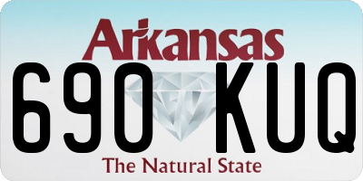 AR license plate 690KUQ