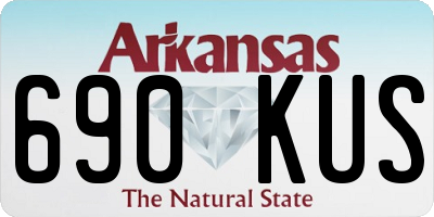 AR license plate 690KUS