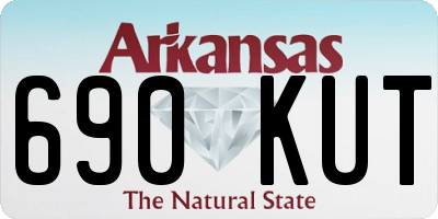 AR license plate 690KUT