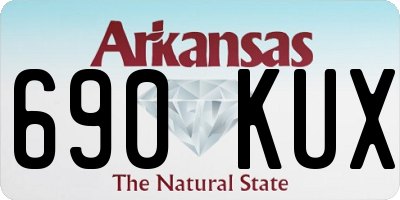 AR license plate 690KUX