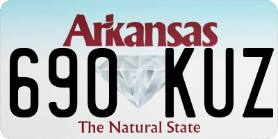 AR license plate 690KUZ