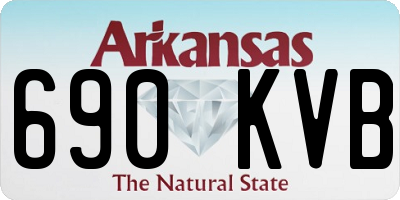 AR license plate 690KVB