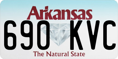 AR license plate 690KVC