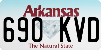 AR license plate 690KVD