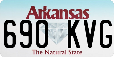 AR license plate 690KVG