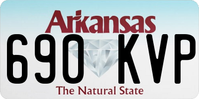 AR license plate 690KVP