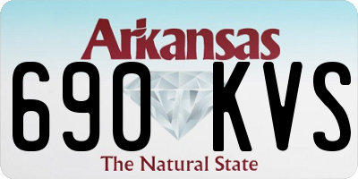 AR license plate 690KVS