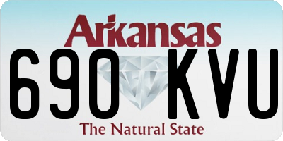AR license plate 690KVU
