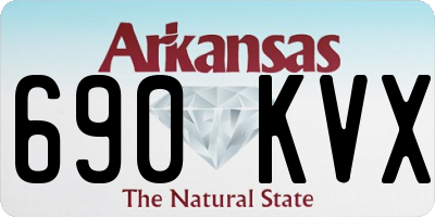 AR license plate 690KVX