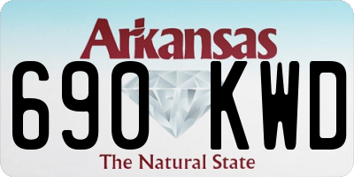 AR license plate 690KWD