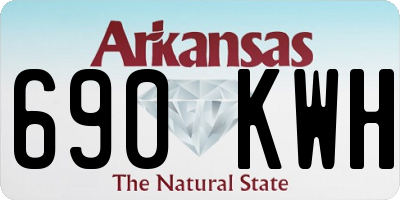 AR license plate 690KWH