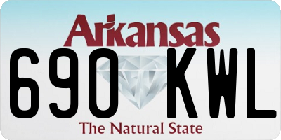 AR license plate 690KWL