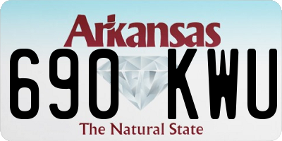 AR license plate 690KWU