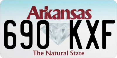 AR license plate 690KXF