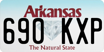 AR license plate 690KXP
