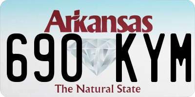 AR license plate 690KYM