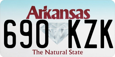 AR license plate 690KZK