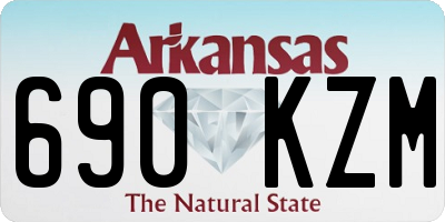 AR license plate 690KZM
