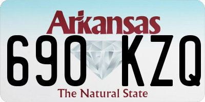 AR license plate 690KZQ