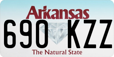 AR license plate 690KZZ