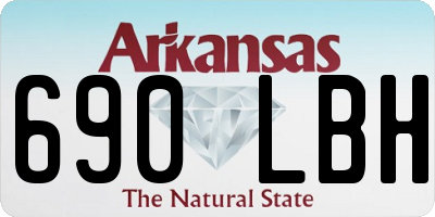 AR license plate 690LBH