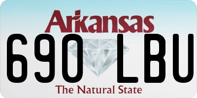 AR license plate 690LBU