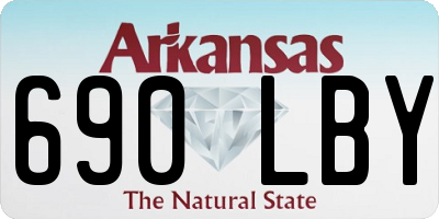 AR license plate 690LBY