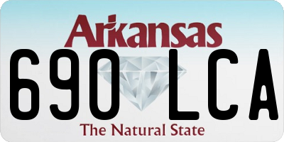 AR license plate 690LCA
