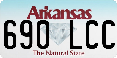 AR license plate 690LCC