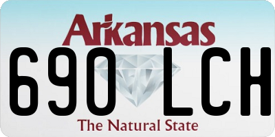 AR license plate 690LCH