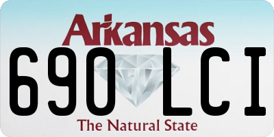 AR license plate 690LCI