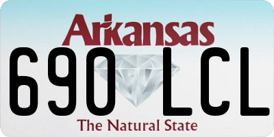 AR license plate 690LCL