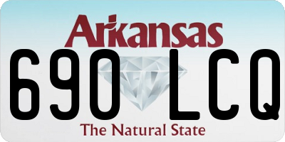 AR license plate 690LCQ