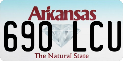 AR license plate 690LCU