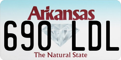 AR license plate 690LDL