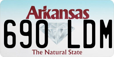 AR license plate 690LDM
