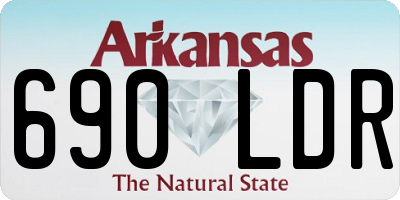 AR license plate 690LDR