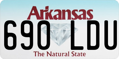 AR license plate 690LDU