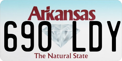 AR license plate 690LDY
