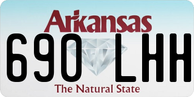 AR license plate 690LHH
