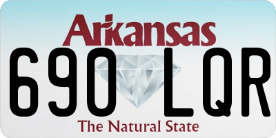 AR license plate 690LQR