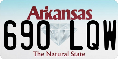 AR license plate 690LQW