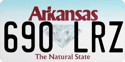 AR license plate 690LRZ