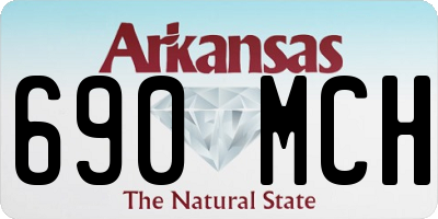 AR license plate 690MCH