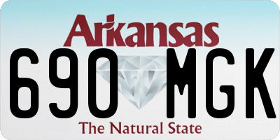 AR license plate 690MGK