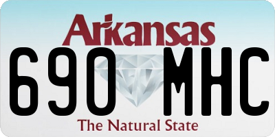 AR license plate 690MHC