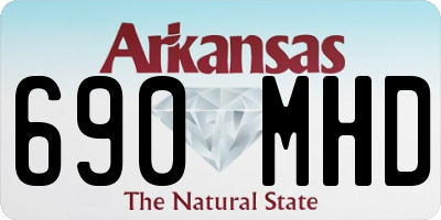 AR license plate 690MHD
