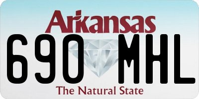 AR license plate 690MHL